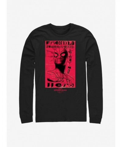 Marvel Spider-Man Friendly Hero Long-Sleeve T-Shirt $9.74 T-Shirts