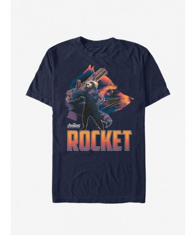 Marvel Avengers: Infinity War Rocket Portrait T-Shirt $8.03 T-Shirts