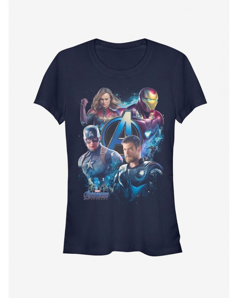 Marvel Avengers Endgame Strong Team Girls T-Shirt $6.77 T-Shirts