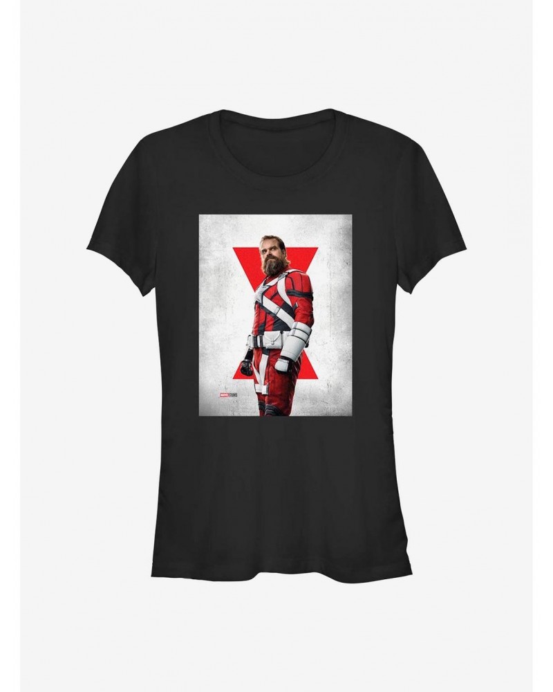 Marvel Black Widow Red Guardian Poster Girls T-Shirt $9.36 T-Shirts