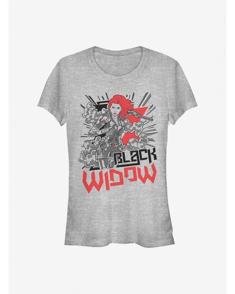 Marvel Black Widow Art Girls T-Shirt $9.76 T-Shirts