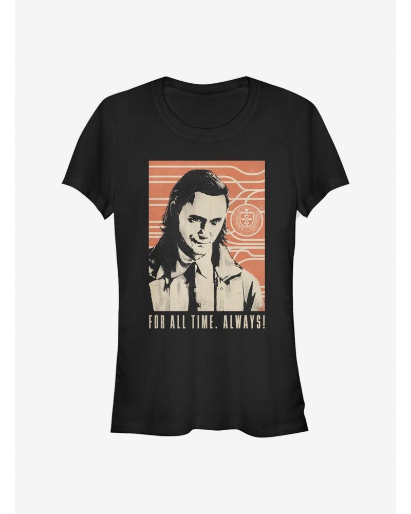 Marvel Loki Time Always Girls T-Shirt $8.17 T-Shirts