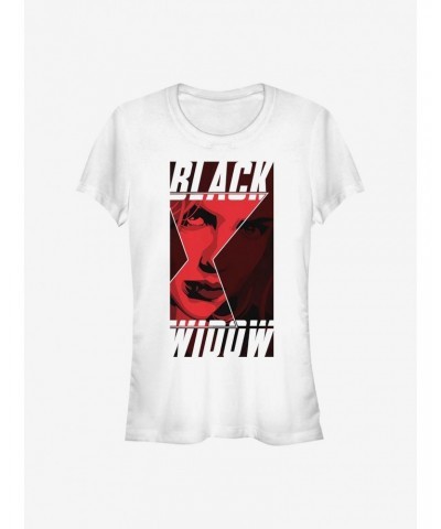 Marvel Black Widow Widow Square Girls T-Shirt $6.77 T-Shirts