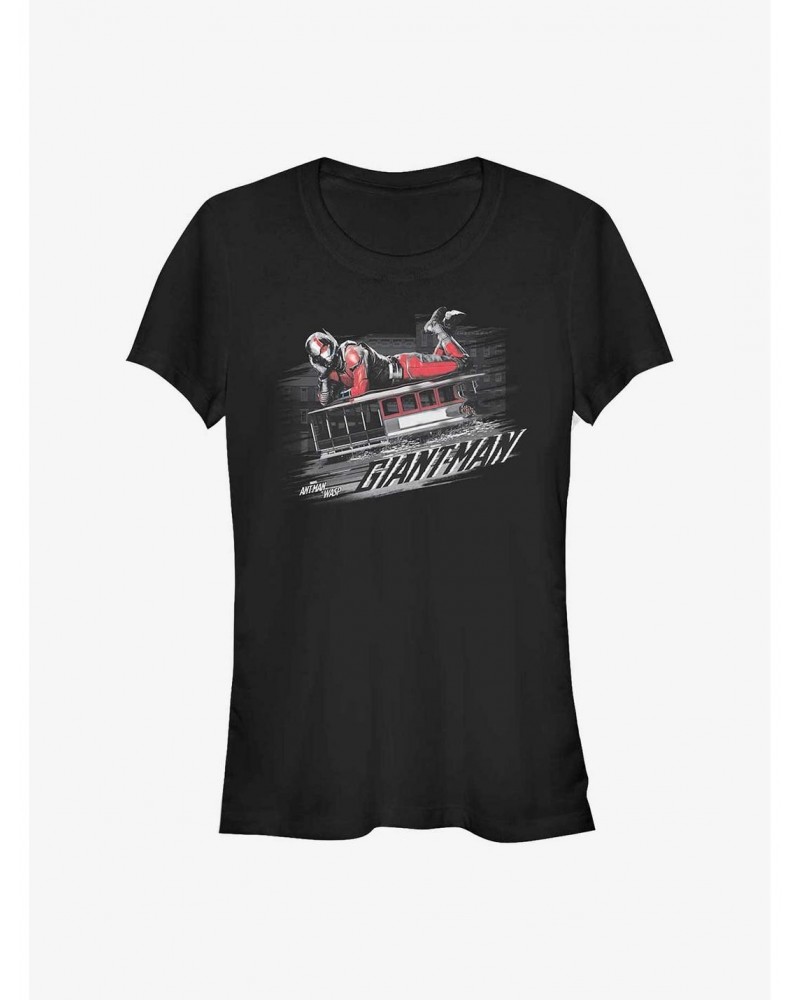 Marvel Ant-Man Giantman Trolley Girls T-Shirt $7.77 T-Shirts