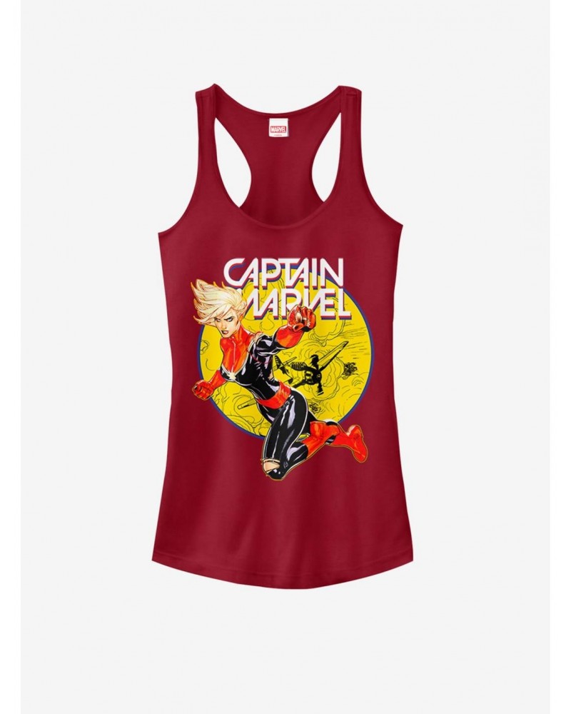 Marvel Captain Marvel Super Ring Girls Tank $8.57 Tanks