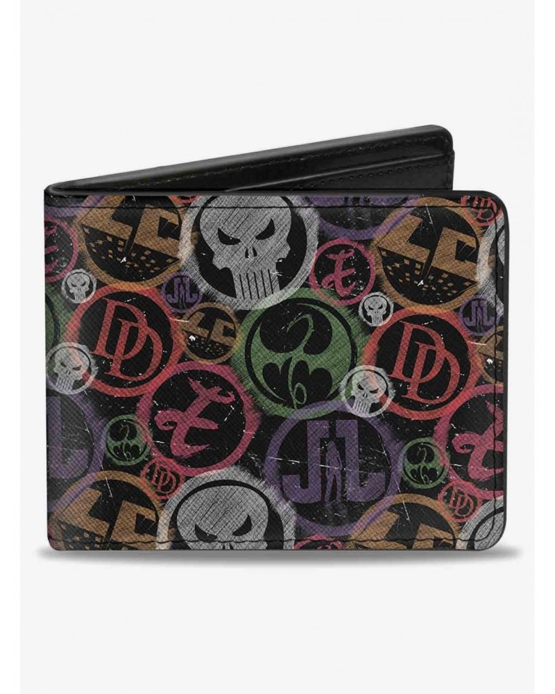 Marvel Knights Icons Weathered Bifold Wallet $10.24 Wallets