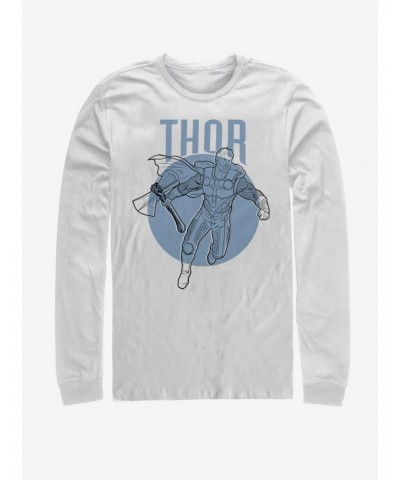 Marvel Avengers: Endgame Thor Simplicity Long-Sleeve T-Shirt $12.37 T-Shirts