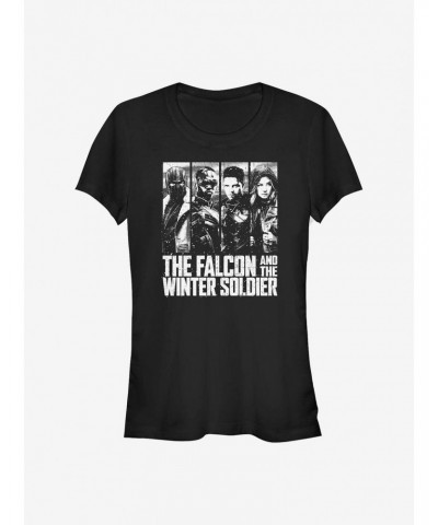 Marvel The Falcon And The Winter Soldier Characters Girls T-Shirt $7.17 T-Shirts