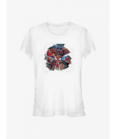 Marvel Spider-Man 60th Anniversary Spidey Web Girls T-Shirt $7.37 T-Shirts