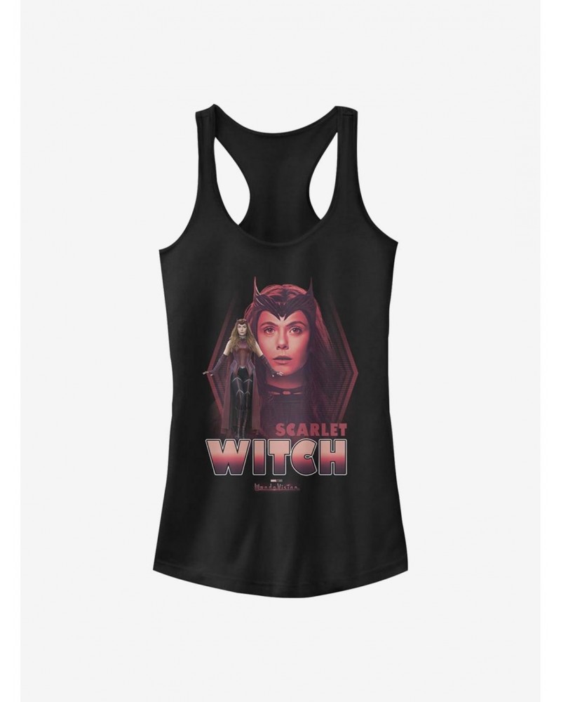 Marvel WandaVision The Scarlet Witch Wanda Girls Tank $8.37 Tanks