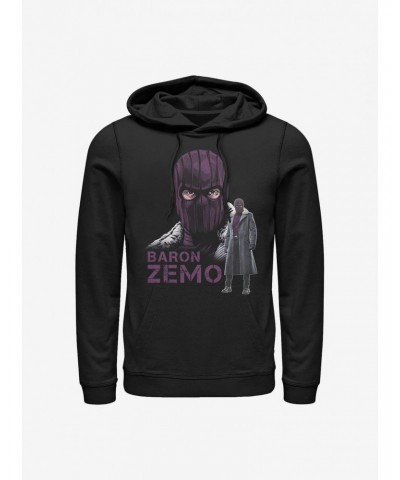 Marvel The Falcon And The Winter Soldier Masked Zemo Hoodie $15.80 Hoodies