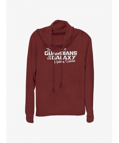 Marvel Guardians of the Galaxy Holiday Special Logo Cowl Neck Long-Sleeve Top $16.88 Tops