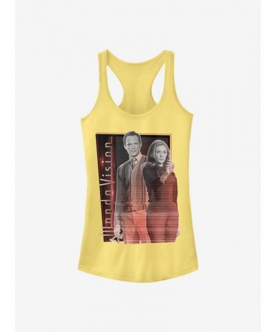 Marvel WandaVision Glitching Couple Girls Tank $8.37 Tanks