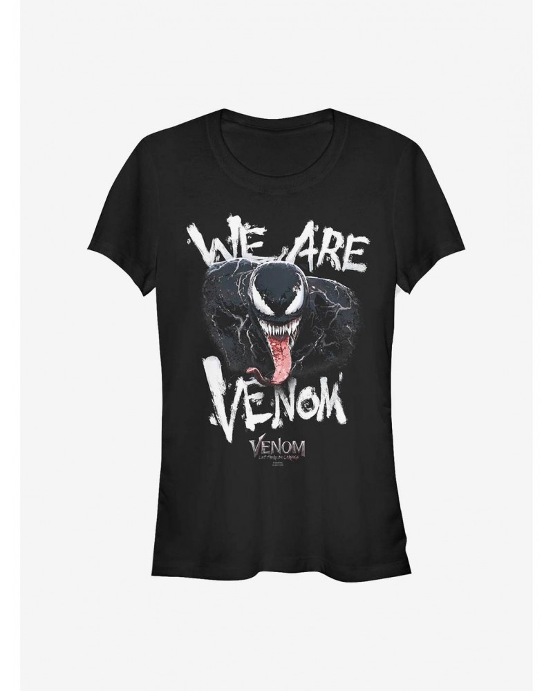 Marvel Venom We Are Hungry Girls T-Shirt $8.76 T-Shirts