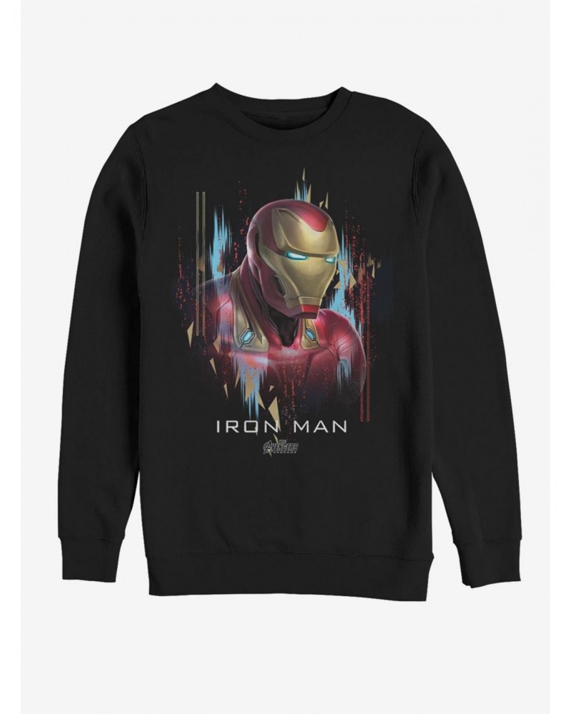 Marvel Avengers: Endgame Iron Man Portrait Sweatshirt $13.87 Sweatshirts