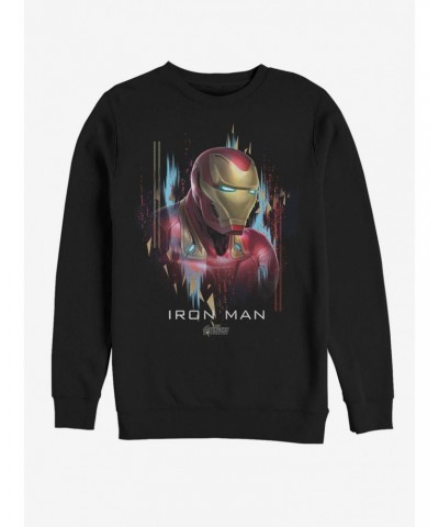 Marvel Avengers: Endgame Iron Man Portrait Sweatshirt $13.87 Sweatshirts