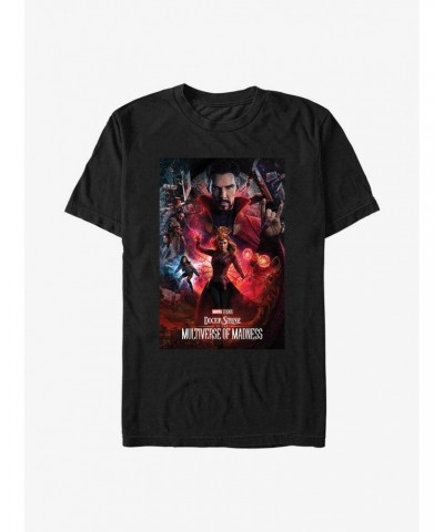 Marvel Dr Strange Multiverse Of Madness Poster T-Shirt $8.22 T-Shirts