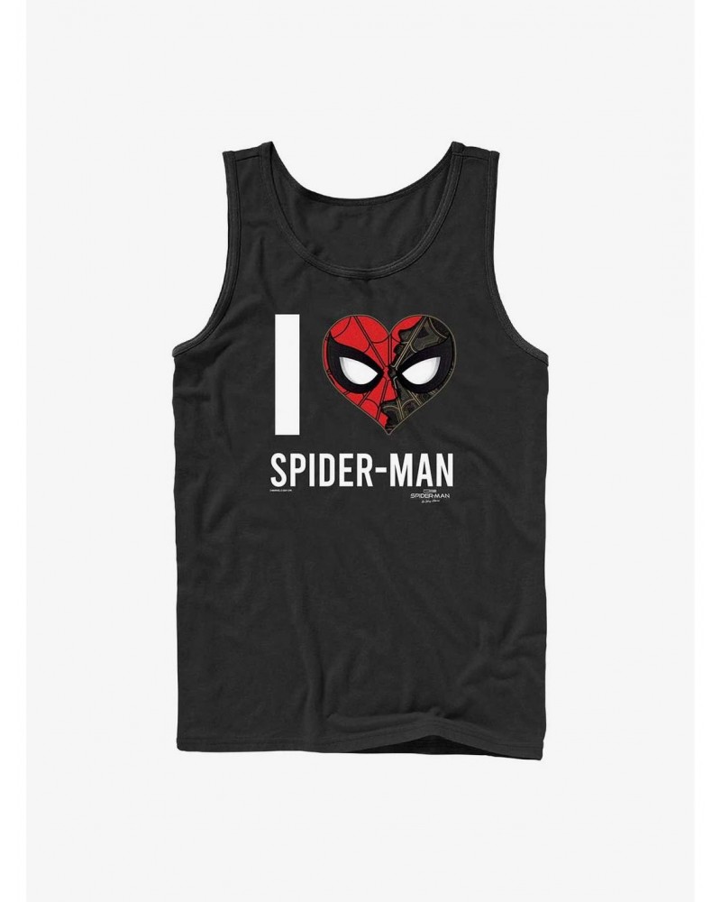 Marvel Spider-Man: No Way Home I Heart Spider-Man Tank $6.37 Tanks