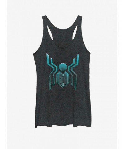 Marvel Spider-Man Far From Home Spider Logo Far Girls Tank $10.36 Tanks