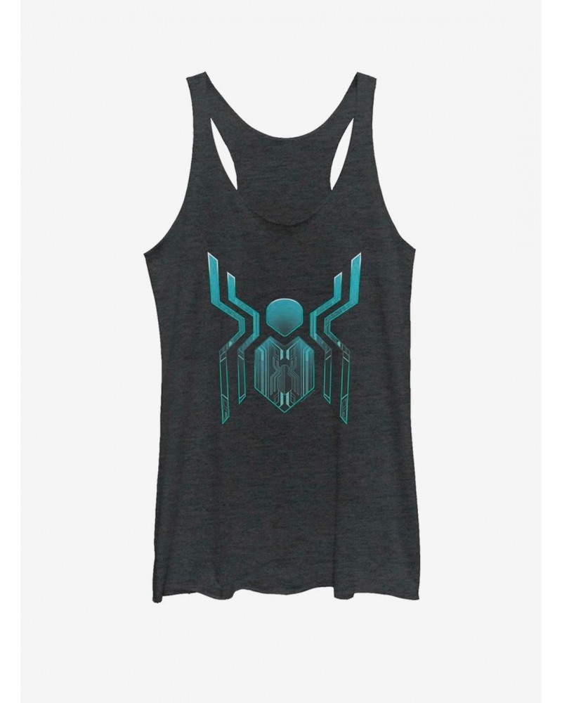 Marvel Spider-Man Far From Home Spider Logo Far Girls Tank $10.36 Tanks