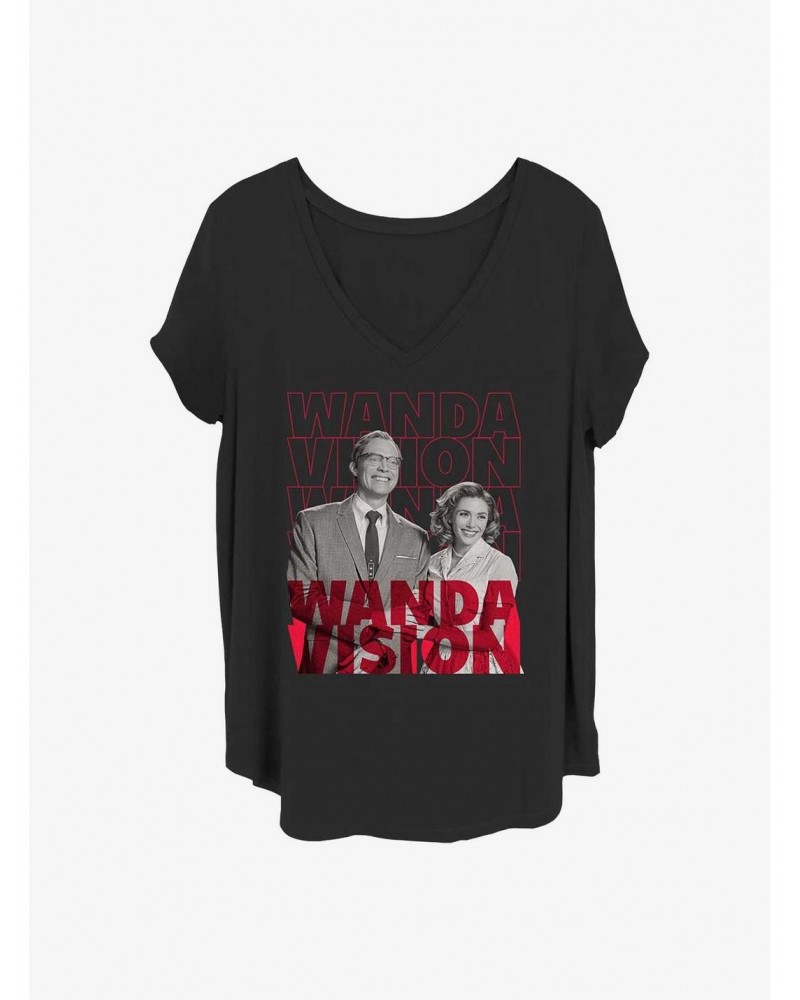 Marvel WandaVision Couple Girls T-Shirt Plus Size $10.87 T-Shirts