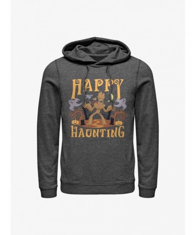 Marvel Guardians Of The Galaxy Groot & Rocket Happy Haunting Hoodie $16.52 Hoodies