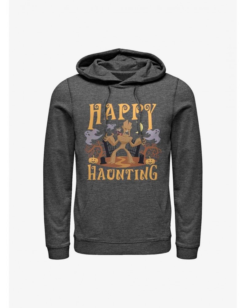 Marvel Guardians Of The Galaxy Groot & Rocket Happy Haunting Hoodie $16.52 Hoodies