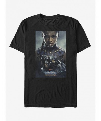 Marvel Black Panther 2018 Shuri Poster Pose T-Shirt $9.37 T-Shirts