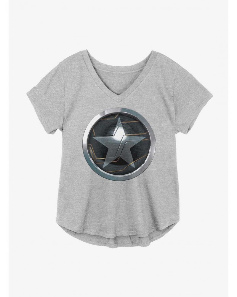 Marvel The Falcon And The Winter Soldier Winter Soldier Logo Girls Plus Size T-Shirt $7.17 T-Shirts