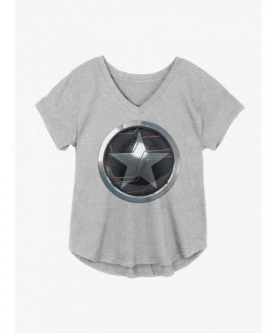 Marvel The Falcon And The Winter Soldier Winter Soldier Logo Girls Plus Size T-Shirt $7.17 T-Shirts