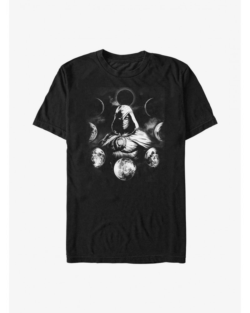 Marvel Moon Knight Moon Phases T-Shirt $7.65 T-Shirts