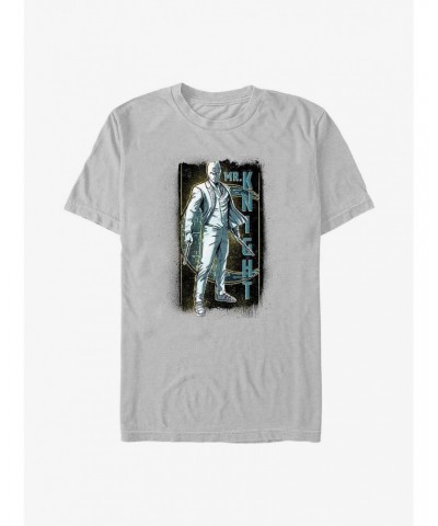 Marvel Moon Knight Mr. Knight Grunge Badge T-Shirt $9.18 T-Shirts