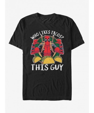 Marvel Deadpool Likes Tacos T-Shirt $6.31 T-Shirts