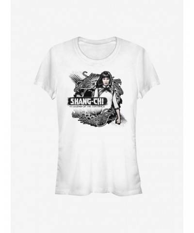 Marvel Shang-Chi And The Legend Of The Ten Rings Xialing Dragons Girls T-Shirt $6.97 T-Shirts