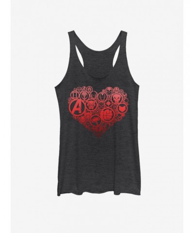 Marvel Heart Icons Girls Tank $9.53 Tanks