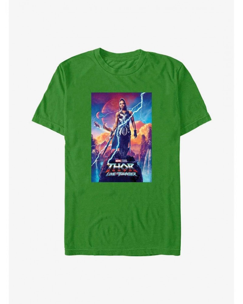 Marvel Thor: Love and Thunder Valkyrie Movie Poster T-Shirt $9.18 T-Shirts