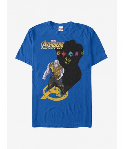 Marvel Avengers: Infinity War Thanos Shadow T-Shirt $8.60 T-Shirts