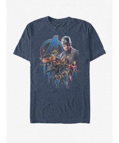 Marvel Avengers: Endgame Avengers Group Poster T-Shirt $5.93 T-Shirts