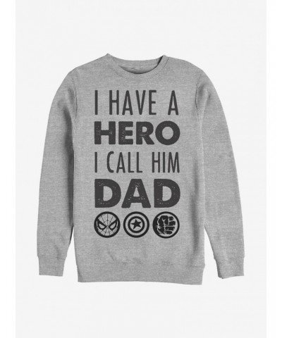 Marvel Avengers Hero Dad Crew Sweatshirt $11.81 Sweatshirts