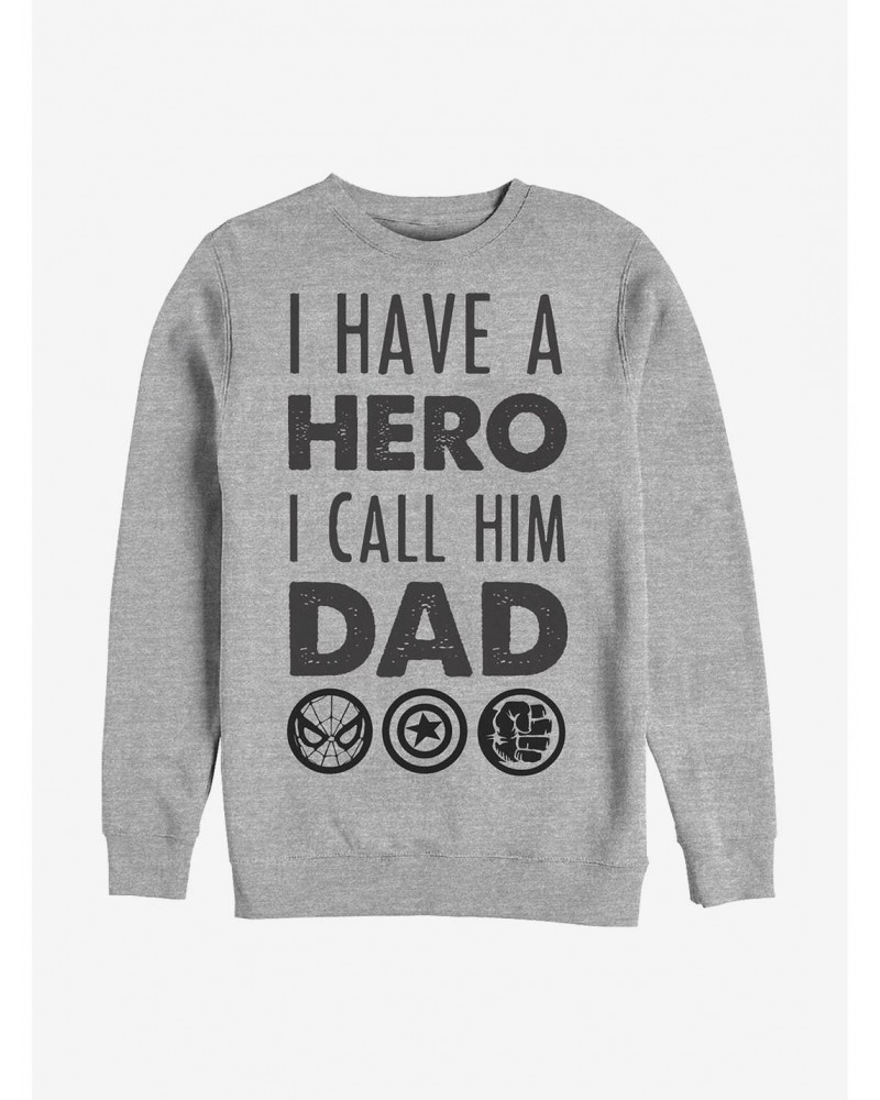 Marvel Avengers Hero Dad Crew Sweatshirt $11.81 Sweatshirts