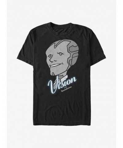 Marvel WandaVision Vision Grins T-Shirt $8.80 T-Shirts