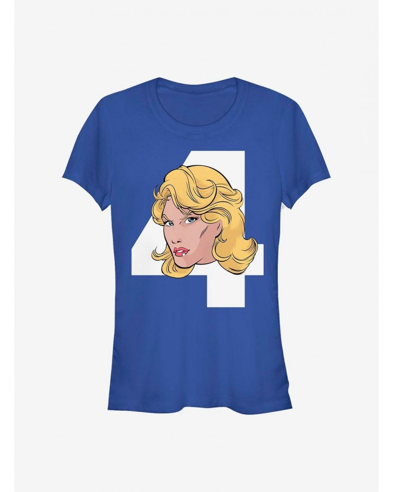 Marvel Fantastic Four Susan Head Girls T-Shirt $7.57 T-Shirts