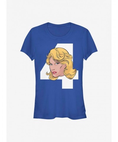 Marvel Fantastic Four Susan Head Girls T-Shirt $7.57 T-Shirts