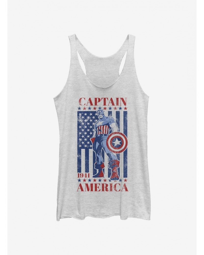 Marvel Captain America Captain 'Merica Girls Tank $6.63 Tanks