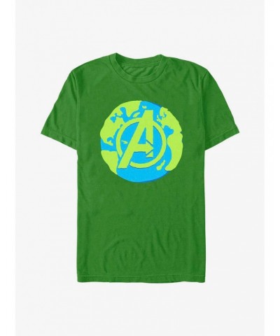 Marvel Avengers Earth Day Avengers World T-Shirt $9.18 T-Shirts