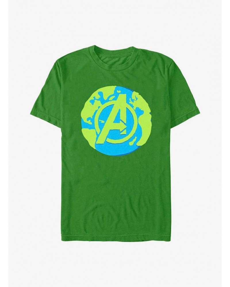 Marvel Avengers Earth Day Avengers World T-Shirt $9.18 T-Shirts