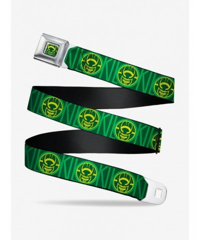 Marvel Loki Ikons Green Seatbelt Belt $12.20 Belts