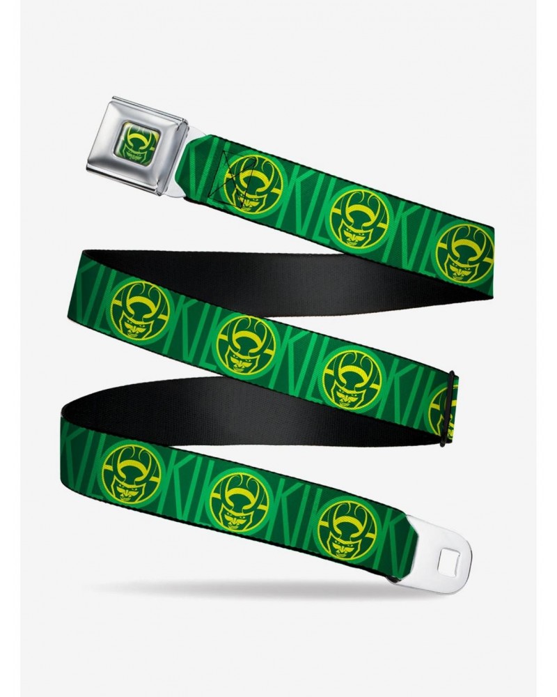 Marvel Loki Ikons Green Seatbelt Belt $12.20 Belts