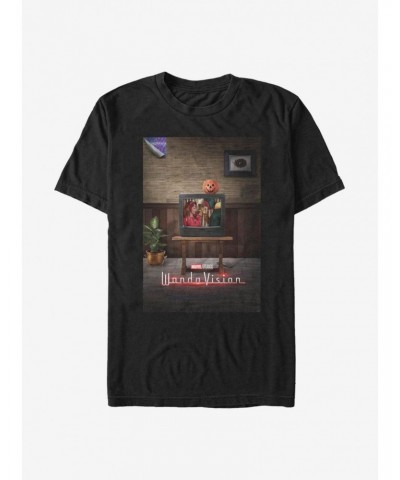 Marvel WandaVision WV Poster 90's T-Shirt $9.18 T-Shirts