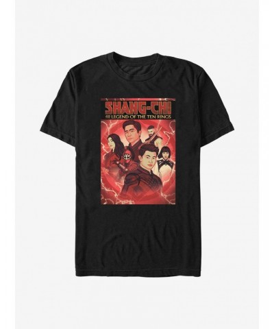 Marvel Shang-Chi And The Legend Of The Ten Rings Comic Cover T-Shirt $8.80 T-Shirts